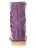 POM POM Leren winterlaarzen violet