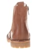 POM POM Leren winterboots lichtbruin