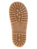 POM POM Leren winterboots lichtbruin