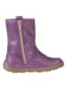 POM POM Leren winterboots violet