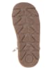 POM POM Leren winterboots violet