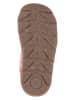 POM POM Leder-Winterboots in Pink