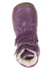 POM POM Leder-Barfußschuhe in Violett