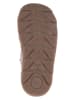 POM POM Leder-Barfußschuhe in Violett