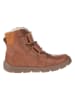POM POM Leren winterboots in lichtbruin