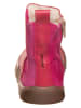 POM POM Leder-Chelsea-Boots in Pink