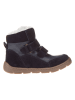POM POM Leder-Barfußschuhe in Dunkelblau