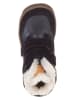 POM POM Leder-Barfußschuhe in Dunkelblau