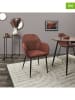 THE HOME DECO FACTORY 2-delige set: fauteuils rood/oranje - (B)59 x (H)85 x (D)55,7 cm