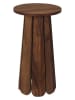 THE HOME DECO FACTORY Beistelltisch in Braun - (H)55 x Ø 30 cm
