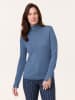 EDITION Rollkragenpullover in Blau