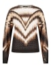 TAIFUN Sweter w kolorze czarno-kremowym