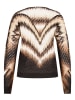 TAIFUN Sweter w kolorze czarno-kremowym