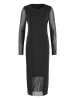 TAIFUN Kleid in Schwarz