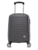 Geographical Norway Hardcase-Trolley "Solomun" in Anthrazit - (B)34 x (H)52 x (T)21 cm