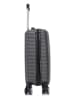 Geographical Norway Hardcase-Trolley "Solomun" in Anthrazit - (B)34 x (H)52 x (T)21 cm