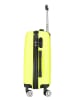 Geographical Norway Hardcase-Trolley "Solomun" in Gelb - (B)34 x (H)52 x (T)21 cm