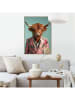 Orangewallz Druk artystyczny "Highlander Pink Jacket" w ramce - 50 x 70 cm