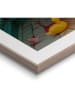 Orangewallz Ingelijste kunstdruk "Flamingo Bath Party"