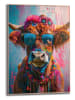 Orangewallz Ingelijste kunstdruk "Painted Cow" - (B)50 x (H)70 cm