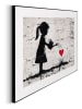 Orangewallz Ingelijste kunstdruk "Girl Growing Love"
