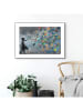 Orangewallz Druk artystyczny "Balloon Girl Dark" w ramce