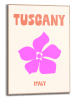 Orangewallz Ingelijste kunstdruk "Destination Tuscany" - (B)50 x (H)70 cm