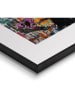 Orangewallz Ingelijste kunstdruk "Love Life Monkey" - (B)50 x (H)70 cm