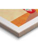 Orangewallz Druk artystyczny "Chilli Tree" w ramce - 40 x 50 cm