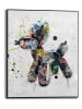 Orangewallz Gerahmter Kunstdruck "Streetart Dog"