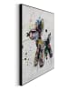 Orangewallz Gerahmter Kunstdruck "Streetart Dog"