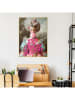 Orangewallz Druk artystyczny "Bubble Gum Portrait" w ramce - 50 x 70 cm