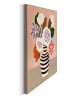 Orangewallz Gerahmter Kunstdruck "Vase With Stripes"