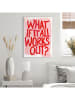 Orangewallz Ingelijste kunstdruk "What if it all" - (B)50 x (H)70 cm