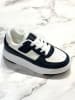 Poti Pati Sneakers "Poti Pati" donkerblauw/wit