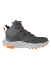 HOKA ONE ONE Leder-Trekkingschuhe "Anacapa" in Grau