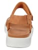 Ecco Leren sandalen "Flowt" lichtbruin