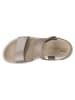 Ecco Leder-Sandalen "Flowt" in Rosa