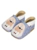 Lait et Miel Lammleder-Krabbelschuhe "Walrus" in Blau