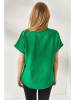 Olalook Linnen blouse groen