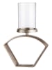 GILDE Windlicht "Nostro" champagnekleurig - (B)25,5 x (H)20 cm