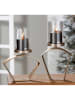 GILDE Windlicht "Nostro" champagnekleurig - (B)25,5 x (H)20 cm