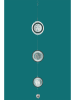 GILDE Girlande "Visione" in Silber - (L)105 cm