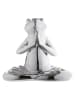 GILDE Decoratief figuur "Henry" zilverkleurig - (B)21 x (H)20 cm