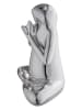GILDE Decoratief figuur "Henry" zilverkleurig - (B)21 x (H)20 cm