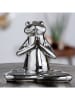 GILDE Decoratief figuur "Henry" zilverkleurig - (B)21 x (H)20 cm