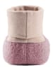 Hofbrucker Wollwalk-Krabbelschuhe "Elias" in Rosa