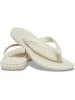 Crocs Japonki "Crocband" w kolorze kremowym