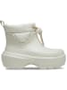 Crocs Botki zimowe "Stomp Puff" w kolorze kremowym