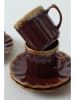 Hermia 6er-Set: Kaffeetassen in Braun
